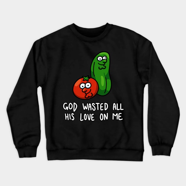 Suckle Sounds Veggies Crewneck Sweatshirt by ViktorTheGreat